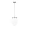 Z-Lite Gideon Pendant, 1-Light, 12.5 In.W x 16 In.H, Brushed Nickel/Etched Opal 1945P12-BN - alternate 3